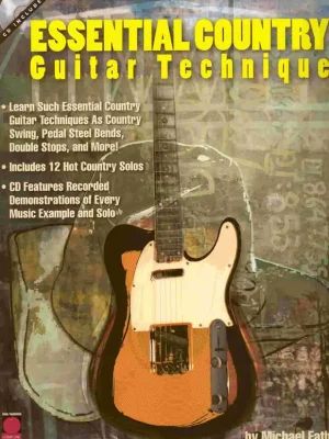 Autentický ESSENTIAL COUNTRY GUITAR TECHNIQUE + CD / kytara + tabulatura