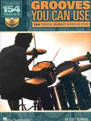 Oblíbený GROOVES YOU CAN USE + 2x CD (154 bubenických cvičení)