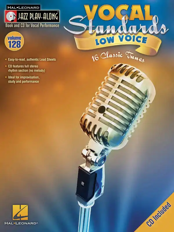 Časově Omezené Jazz Play Along 128 - VOCAL STANDARDS + CD / nižší hlas ( low voice)
