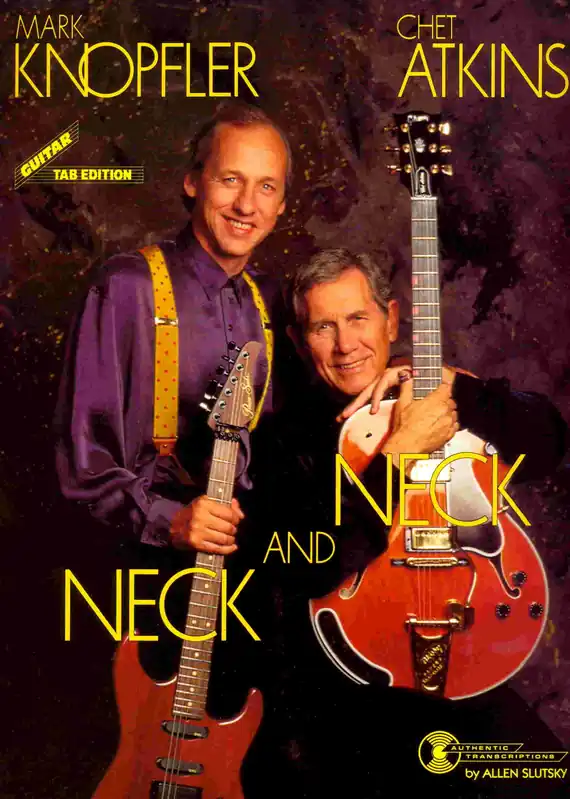 Akční Cena NECK AND NECK - KNOPFLER & ATKINS / pro 2-3 kytary + tabulatura