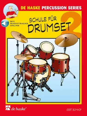 Horká Nabídka Schule für Drumset 2 + Audio Online / Škola hry na bicí soupravu 2