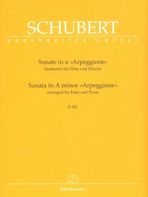 SCHUBERT: Sonata in A minor D821 (ARPEGGIONE) pro příčnou flétnu a klavír Super Cena