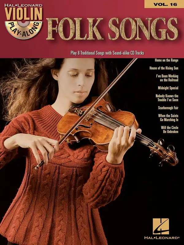 Nejlepší Cena Violin Play-Along 16 - FOLK SONGS + CD