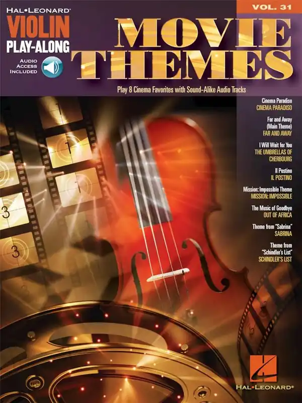 VIOLIN PLAY-ALONG 31 - MOVIE THEMES + Audio Online Super Cena