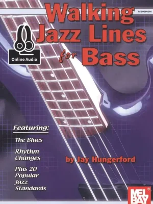 Ověřený Walking Jazz Lines for Bass + Audio Online