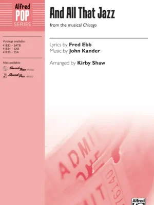 Odeslání Ihned And All That Jazz / SATB* + klavír/akordy