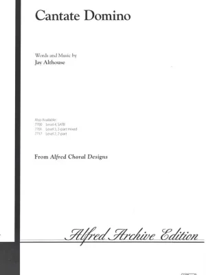 Cantate Domino / 2-PART + piano Pouze Dnes