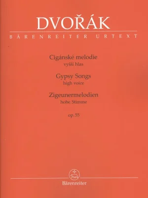 Dvořák: Cigánské melodie op. 55 / zpěv (vyšší hlas) a klavír Originální