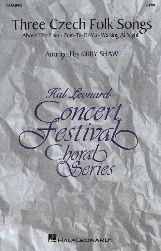 Three Czech Folk Songs (tři české lidové písničky)/ 2-Part + klavír Rychlé Dodání