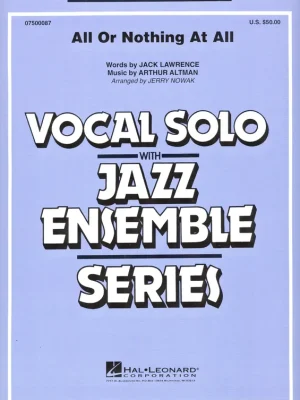 All or Nothing At All - Vocal Solo with Jazz Ensemble - partitura a party Pouze Dnes