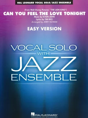 Značkový Can You Feel the Love Tonight - Vocal Solo with Jazz Ensemble / partitura + party