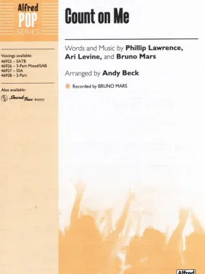 Count on Me / 2-Part* a klavír/akordy Vysoce Kvalitní