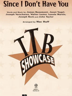 Tovární Cena SINCE I DON'T HAVE YOU / TTBB* + piano/chords