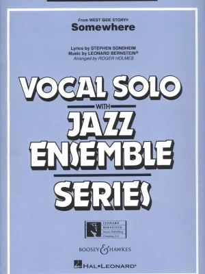 Somewhere (West Side Story) - vocal solo with jazz ensemble / partitura + party Super Cena