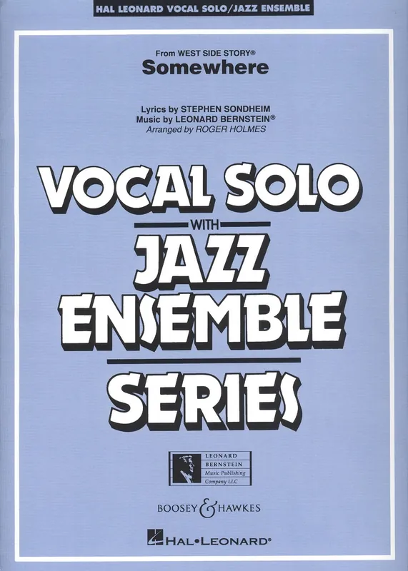 Somewhere (West Side Story) - vocal solo with jazz ensemble / partitura + party Super Cena