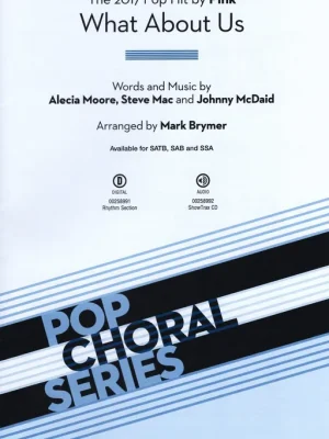 Nejlepší Cena What About Us (by PINK) / SATB* + klavír/akordy