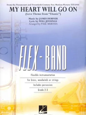 FLEX-BAND - My Heart Will Go On (from Titanic) / partitura + party Autentický