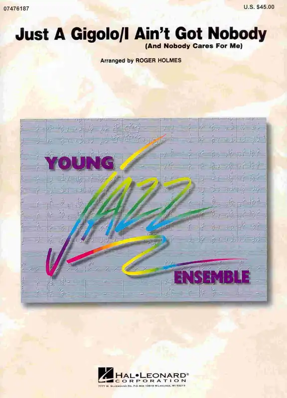 Cenová Bomba Just A Gigolo / I Ain't Got Nobody - Young Jazz Ensemble / partitura + party