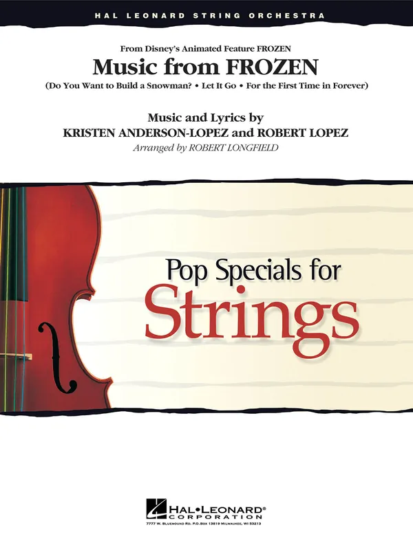 Jen Po Omezenou Doba Music from FROZEN - Pop Specials For Strings / partitura + party