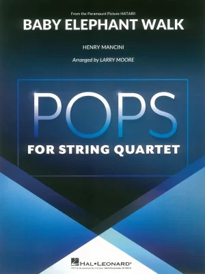 Pops for String Quartets - BABY ELEPHANT WALK Omezená Nabídka