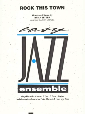 ROCK THIS TOWN - Easy Jazz Ensembles / partitura + party Novinka