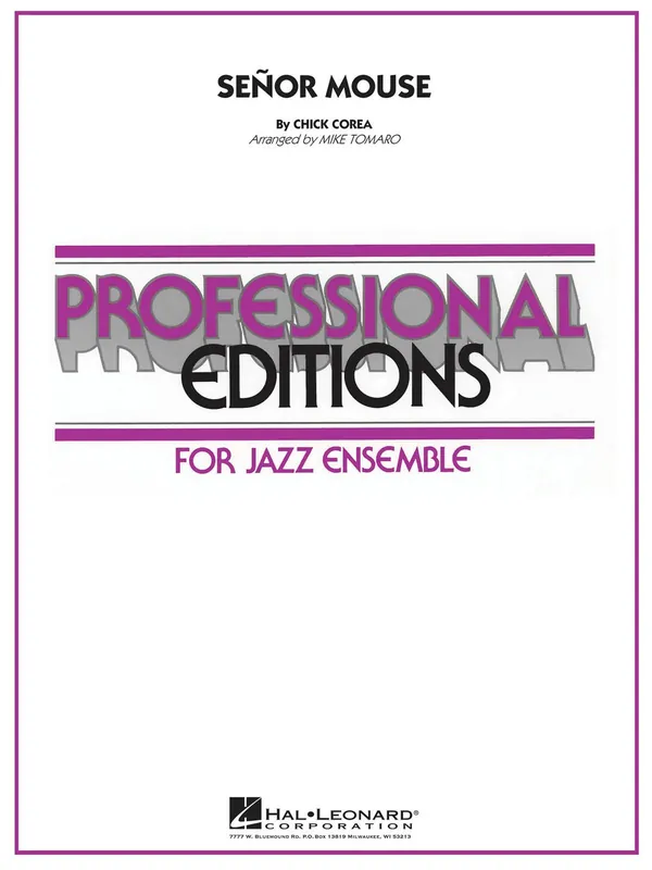 Seňor Mouse - Professional Editions for Jazz Ensemble / partitura + party Ověřený