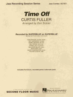 TIME OFF (JAZZ OCTET) / partitura + party Odeslání Ihned