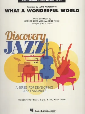 WHAT A WONDERFUL WORLD - jazzový orchestr / partitura + party Autentický