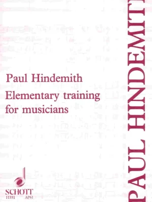 Expresní Doručení Elementary Training for Musicians by Paul Hindemith