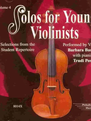 SOLOS FOR YOUNG VIOLINISTS 4 - CD s klavírním doprovodem Nejprodávanější