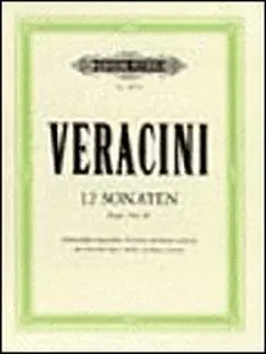 12 Sonaten Band 4 - Veracini, Francesco Maria pro altovou flétnu a klavír Cenově Výhodný
