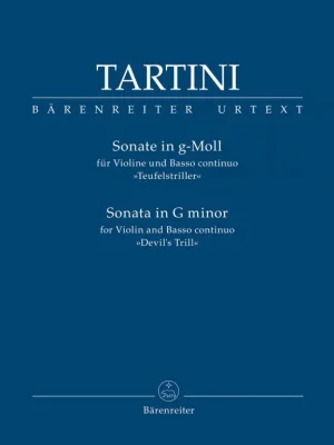 Značkový Sonata for Violin and Bc G minor Devil's Trill - Tartini, Giuseppe