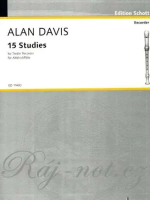 15 Studies - altová flétna - Alan Davis Přímo Od Výrobce