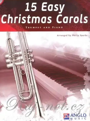 15 Easy Christmas Carols - 15 vánočních koled pro trumpetu a klavír Sezónní Sleva