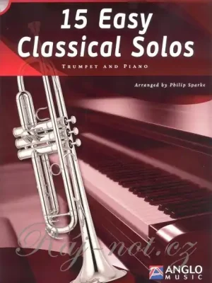 15 Easy Classical Solos pro trumpetu a klavír Přímo Od Výrobce