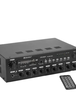 Kup Teď Omnitronic CPZ-60P PA, 100V 4-zónový mixážní zesilovač, 60W, BT/MP3/FM