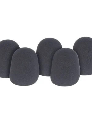 Rychlé Dodání QTX kryty mikrofonní černé, sada 5 ks