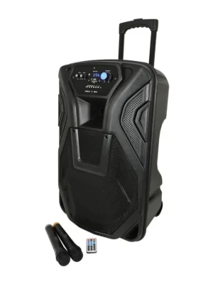 Odeslání Ihned QTX BUSKER-15, mobilní 15" zvukový systém USB/SD/FM/BT/2x VHF, 100W