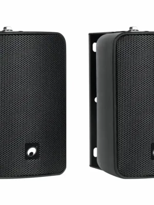 Omnitronic ODP-204 nástěnný 4" reprobox 40W, 16 Ohm, IP65, černý, cena/pár Časově Omezené