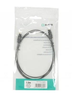 AV:link kabel optický 1x TOSlink samec - 1x TOSlink samec, 1m Expresní Doručení
