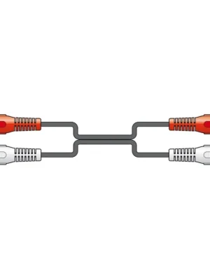 Výprodej AV:link kabel 2x RCA samec - 2x RCA samec, 5m
