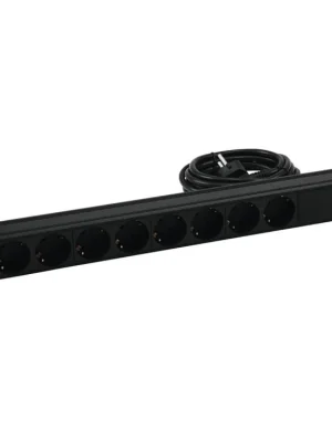 Prodlužovací kabel R-19-8 1U, černý Rychlé Dodání