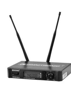 Autentický Omnitronic DR-1000 MK2, bezdrátový přijímač UHF