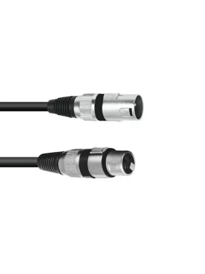 Nízká Cena Omnitronic mikrofonní kabel XLR/XLR, 30m, černý