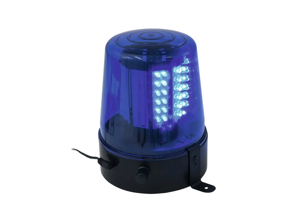 Eurolite LED policejní maják, 108 LED, modrý Horká Nabídka