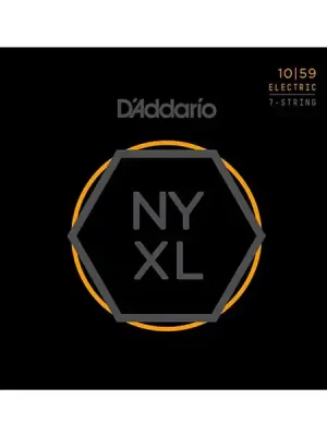 D'ADDARIO NYXL1059 pro sedmistrunnou kytaru 10-59 Omezená Nabídka