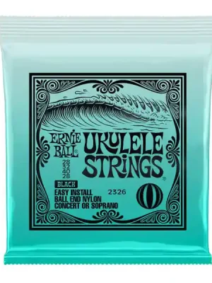 Přímo Od Výrobce Ernie Ball 2326 Ukulele Strings Black Nylon