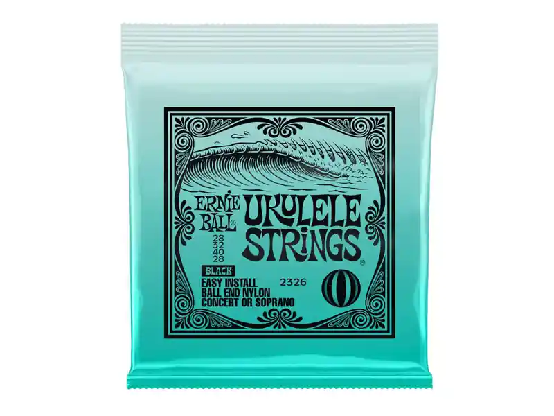 Přímo Od Výrobce Ernie Ball 2326 Ukulele Strings Black Nylon