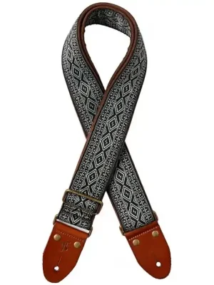 Značkový Stagg SWO-LOS-GREY, tkaný nylonový popruh, vzor diamant, šedý