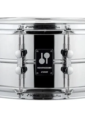 SONOR Kompressor Steel Chrome 14"x6,5" snare Akce